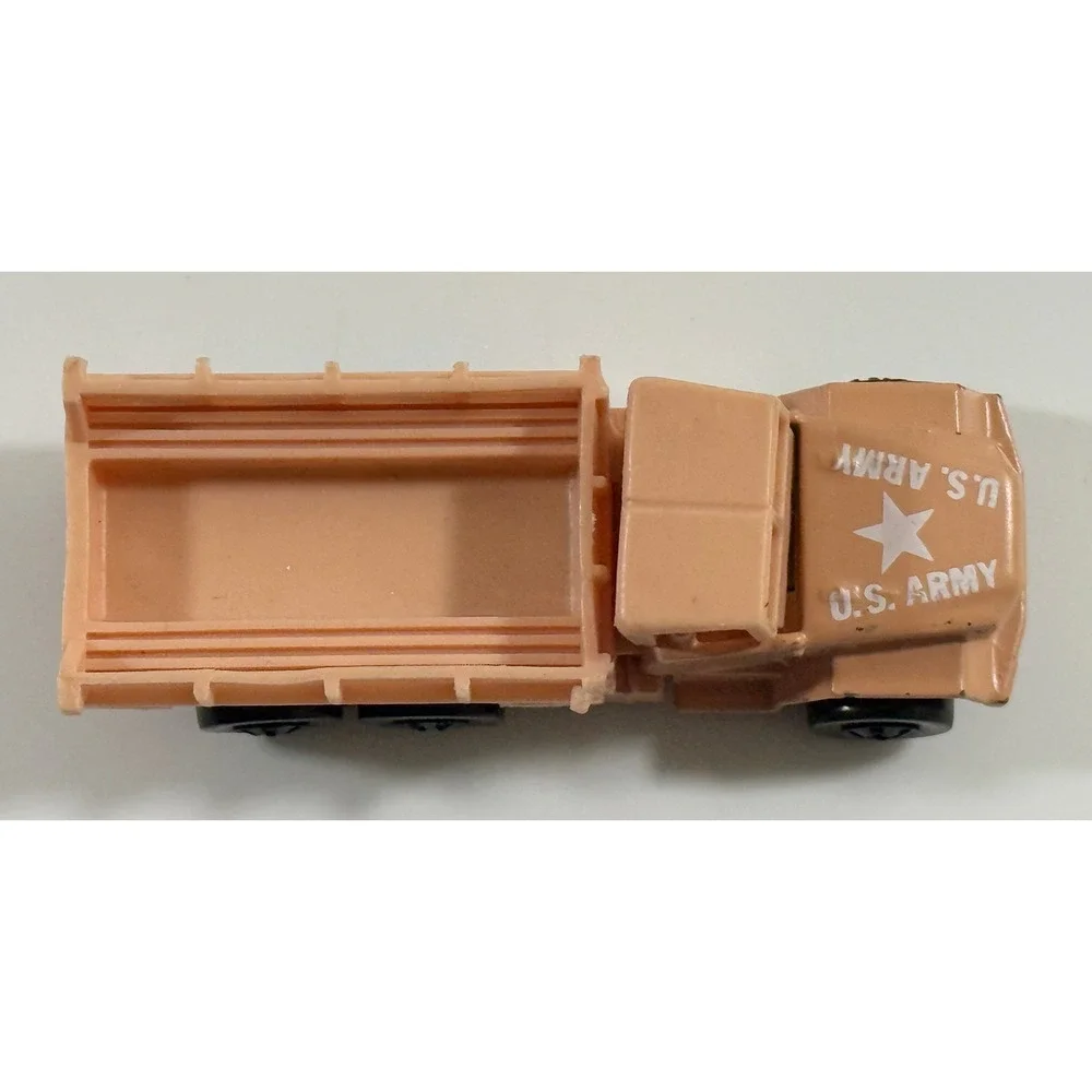 Hot Wheels Army Truck Kids 1:64 Tan US Army Military Cargo Stake Bed Vehicle